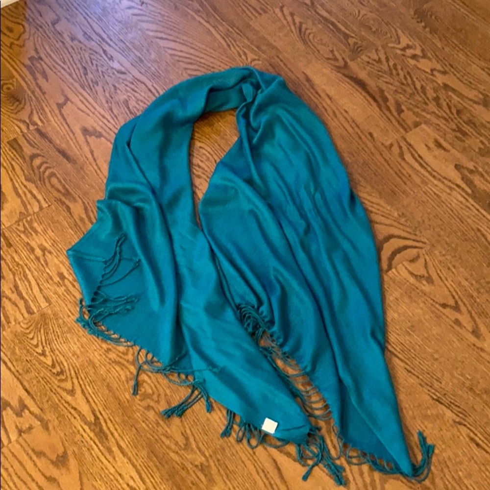 Turquoise scarf